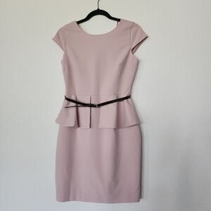 Worthington Blush Peplum Dress